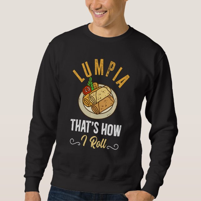 Sudadera Gracioso Chef Lumpia Así Es Como Hago. (Anverso)