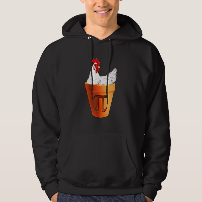 Sudadera Gracioso Chicken Pot Pi Day Pie Math Lover Geek 3  (Anverso)