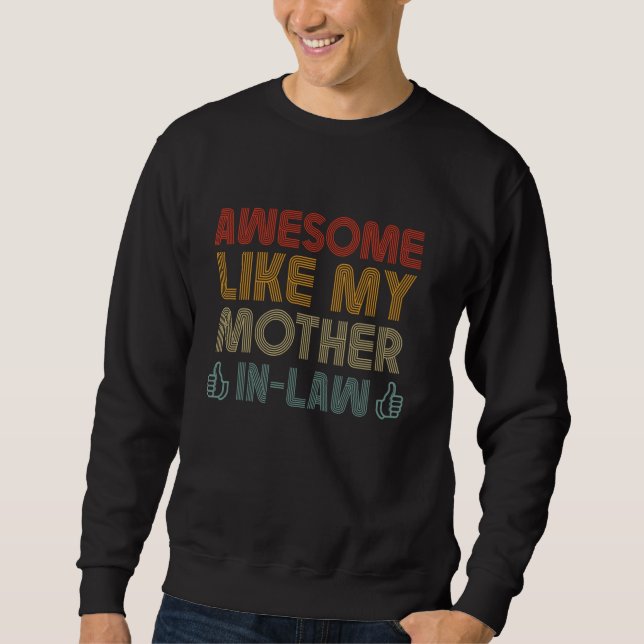 Sudadera Gracioso Como Mi Suegra Sarcástica Fath (Anverso)