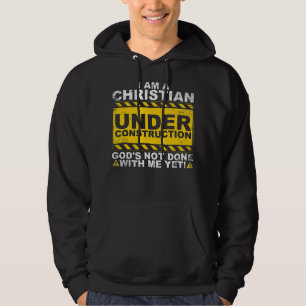 Sudadera Gracioso cristiano en construcción regalo católico