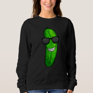 Sudadera Gracioso Cucumber Sunglass Vegetable