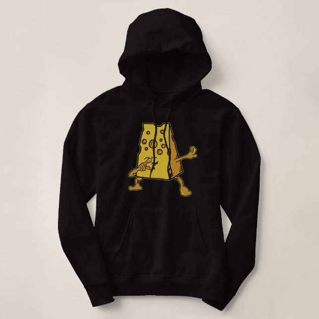Sudadera Gracioso Dabbing Cheddar Cheese Dibujando Tee Kids (Diseño del anverso)