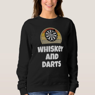 Sudadera Gracioso Dart Whiskey Y Darts Board Arrow Drinking