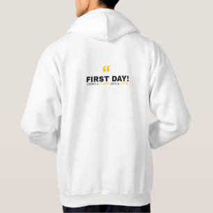 Sudadera Gracioso de vuelta a la escuela Hoodie - "Primer d