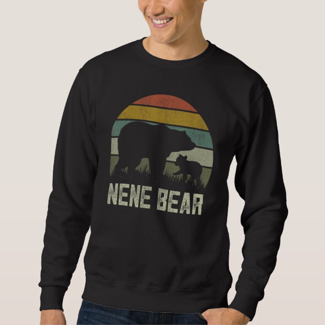 Sudadera Gracioso Día de la Madre Abuela Cub Niños Nene Oso (Anverso)