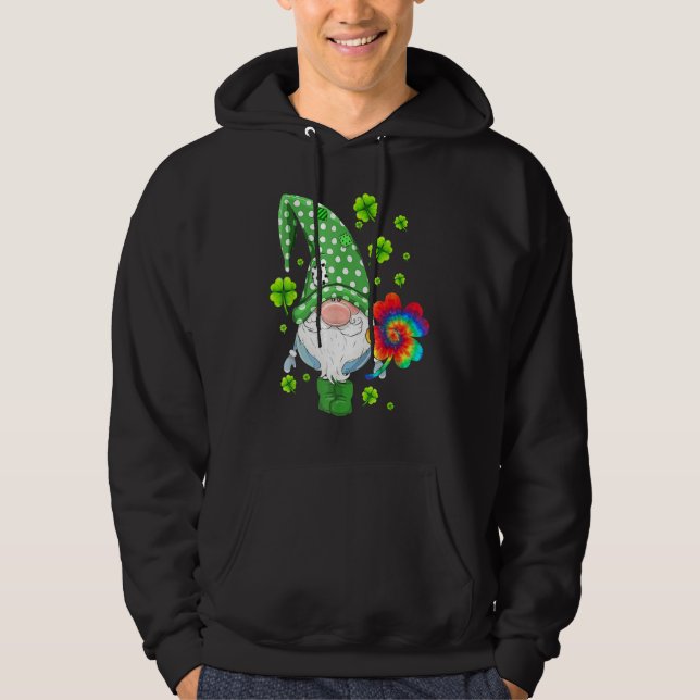 Sudadera Gracioso Día de San Patricio Cute Gnomes Leprechau (Anverso)
