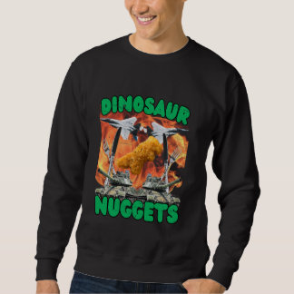 Sudadera Gracioso dinosaurio pollo nugget Bootleg Hardcore