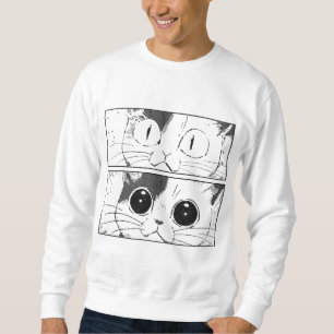 Sudadera Gracioso diseño de gato