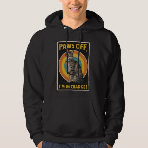 Sudadera Gracioso diseño de gatos desaparece Soy un gato be