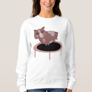 Sudadera Gracioso diseño de gimnasia infantil para cerdos d