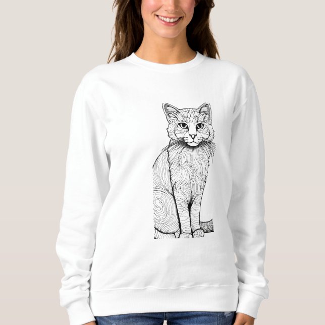 Sudadera Gracioso diseño del logo de la camiseta Logo de la (Anverso)