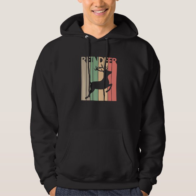 Sudadera Gracioso disfraz de reno (Anverso)