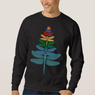 Sudadera Gracioso Dragonfly Árbol de Navidad Navidad Navida