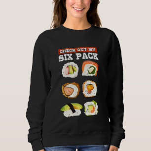 Sudadera Gracioso Eche Un Vistazo A Mi Seis Paquete De Sush