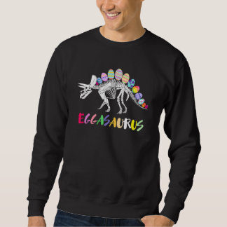 Sudadera Gracioso Eggasaurus Stegosaurus Egg Dinosaur Happy