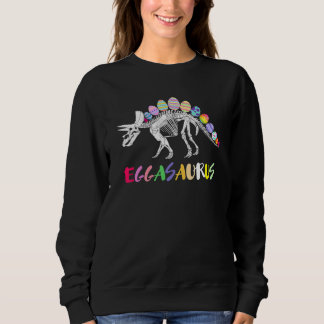 Sudadera Gracioso Eggasaurus Stegosaurus Egg Dinosaur Happy