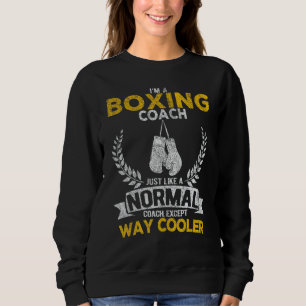 Sudadera Gracioso entrenador de boxeo de definición de boxe