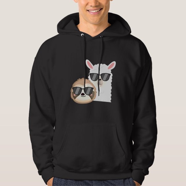 Sudadera Gracioso eslogan lindo llamado animal (Anverso)