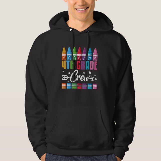 Sudadera Gracioso estudiante de cuarto grado del equipo de  (Anverso)
