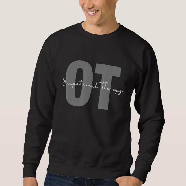 Sudadera Gracioso Estudiante De Terapia Ocupacional Sin Ter (Anverso)