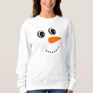 Sudadera Gracioso Feliz Sonrisa / Snowman Face T-Shirt