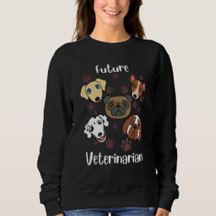 Sudadera Gracioso futuro regalo veterinario aburrido aspira