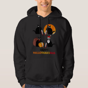 Sudadera Gracioso gato asesino Turquía Hallo-gracias-mas Gr