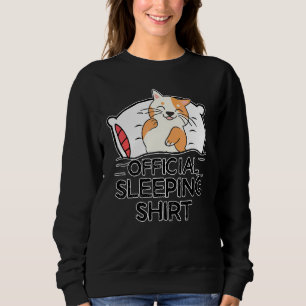 Sudadera Gracioso gato durmiendo pijamas adormilado gato pa