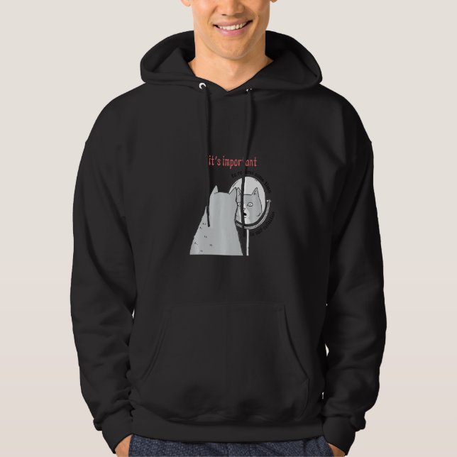 Sudadera Gracioso gato meme chonk (Anverso)