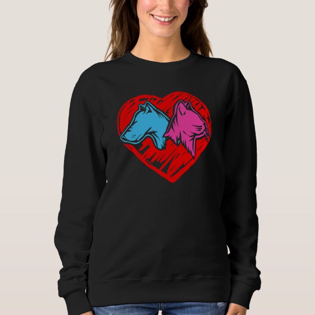 Sudadera Gracioso gato y perro para Mascota (Anverso)