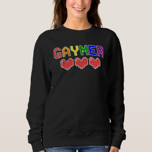 Sudadera Gracioso Gaymer Gay Lgbt Orgullo Humor Video Gamer