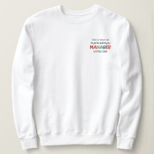 Sudadera Gracioso gestor retro asombroso