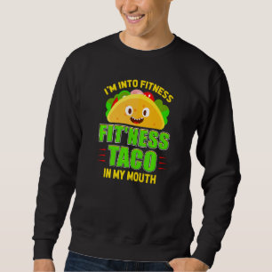 Sudadera Gracioso Gimnasio Taco Foodie Gimnasio Mexicano Fa