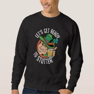 Sudadera Gracioso Gnome del Día de San Patricio, preparémon