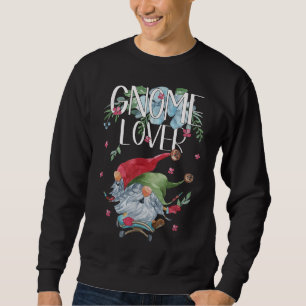 Sudadera Gracioso Gnomes Flor Floral Motif Para Hippies Uni