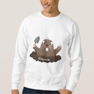 Sudadera Gracioso gopher digging personalizado ilustracion
