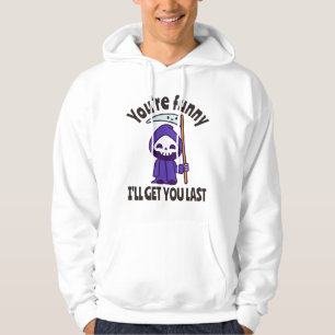Sudadera Gracioso Grim Reaper Skeleton Halloween
