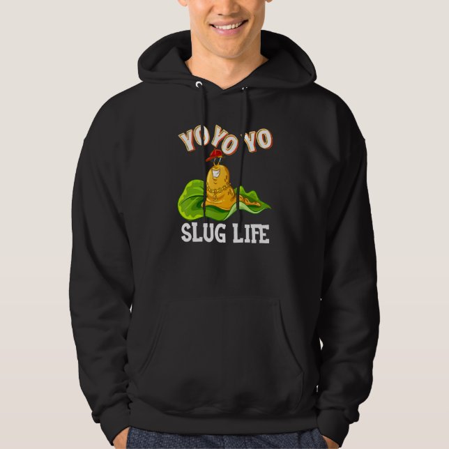 Sudadera Gracioso Hip Hop Gangster Slug Life Gardener Gag (Anverso)