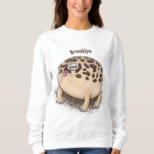 Sudadera Gracioso ilustracion personalizado de rana de lluv