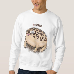 Sudadera Gracioso ilustracion personalizado de rana de lluv
