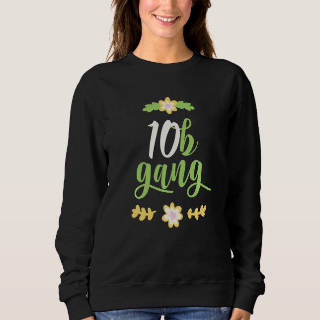Sudadera Gracioso jardín de 10b de zona de cultivo (Anverso)