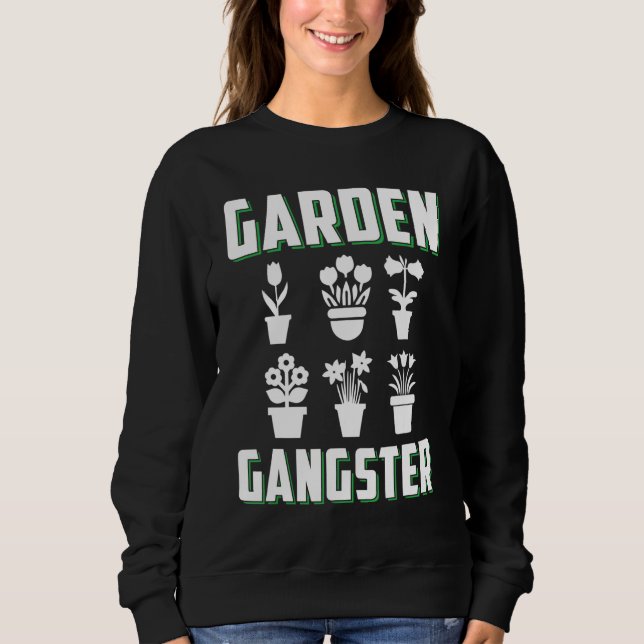 Sudadera Gracioso jardín de jardinería (Anverso)