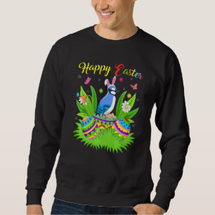 Sudadera Gracioso Jay Bird Floral Easter Egg Jay Bird Easte