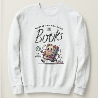 Sudadera Gracioso libro de Kawaii con cita Leer más libros