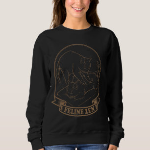 Sudadera Gracioso meme felino Mascota Zen Groomers Cat Love