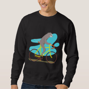 Sudadera Gracioso monetismo en bicicleta lenta para ciclist
