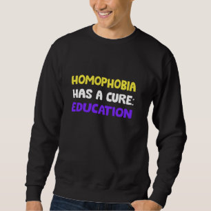 Sudadera Gracioso No binario Y Pro Gay