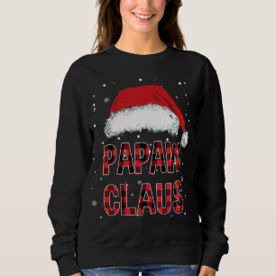 Sudadera Gracioso Papaw Claus Navidades Red Plaid Pjs M