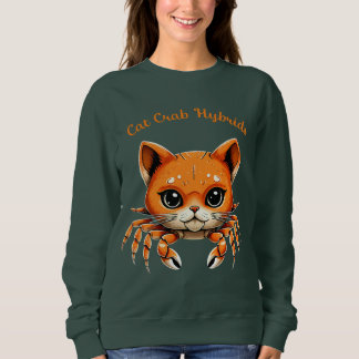 Sudadera Gracioso pastel de carne de cangrejo para animal