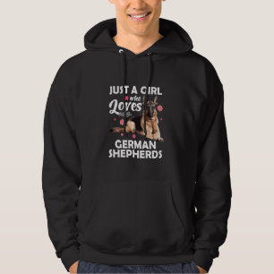 Sudadera Gracioso Pastor Alemán Para Chicas Mujeres Niños P